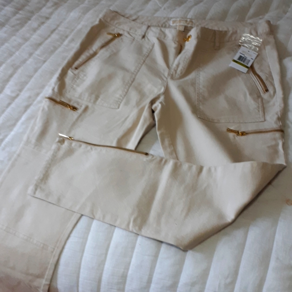MICHAEL KORS Tan Denim Jeans SZ 14